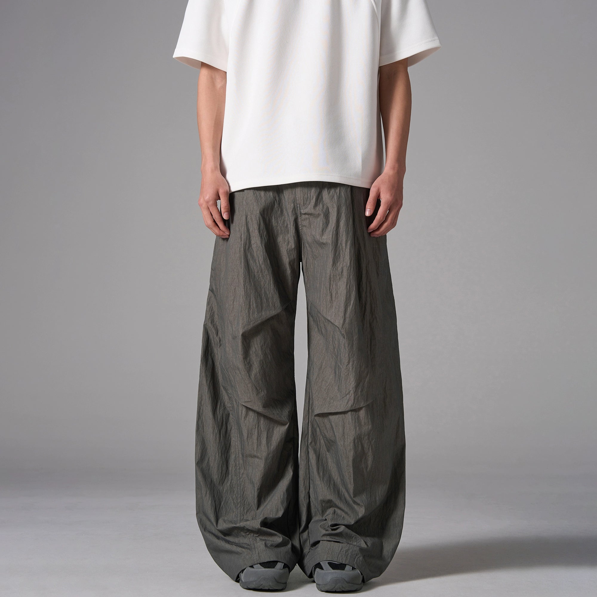 Nimbus Drift Crinkle Wide Pants