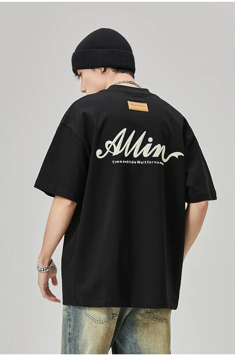 Heritage Script Graphic Oversized Tee