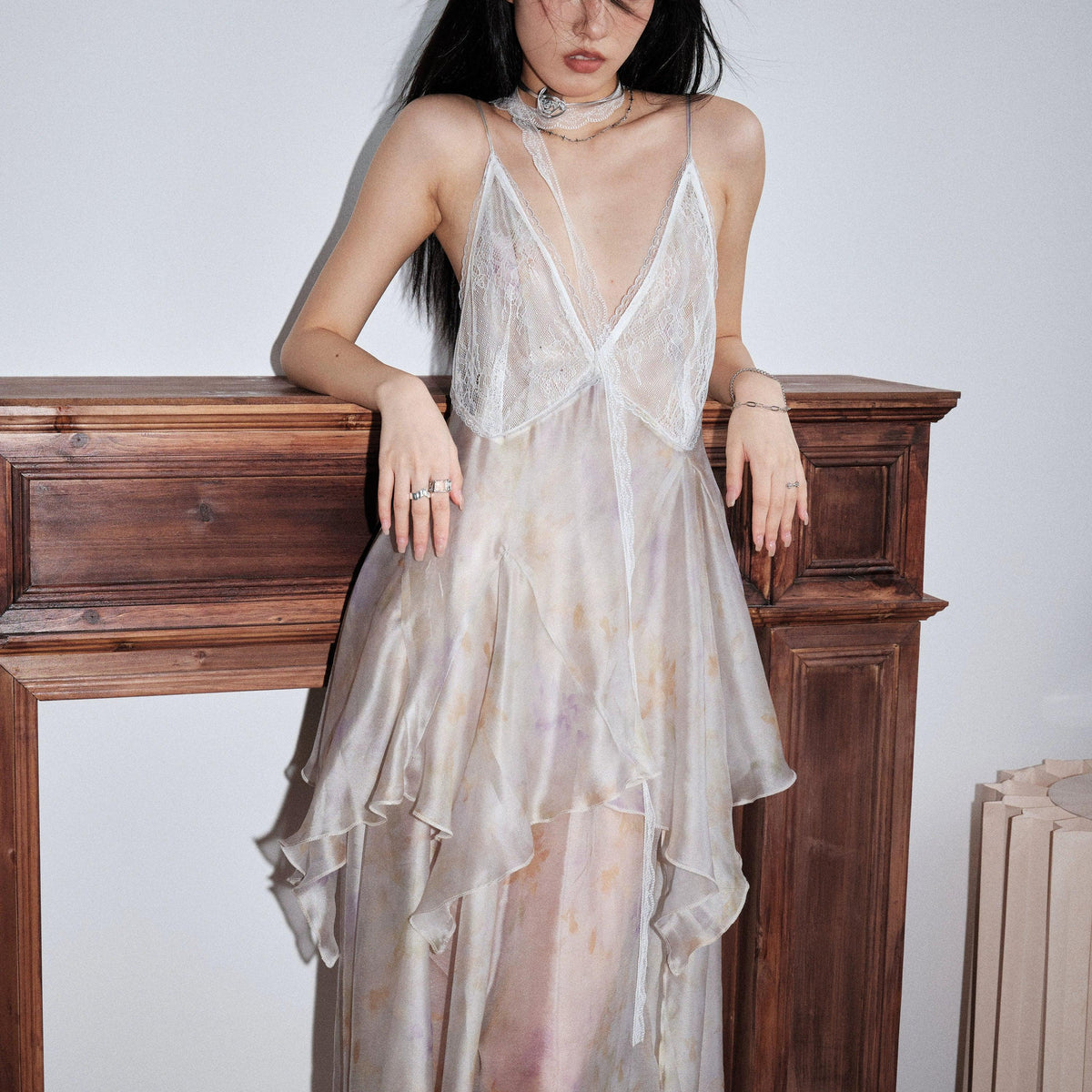 JNYLON STUDIO Ethereal Fairy Slip Dress - Women's Ivory JNYLON STUDIO Ethereal Fairy Slip Dress - Women's Ivory