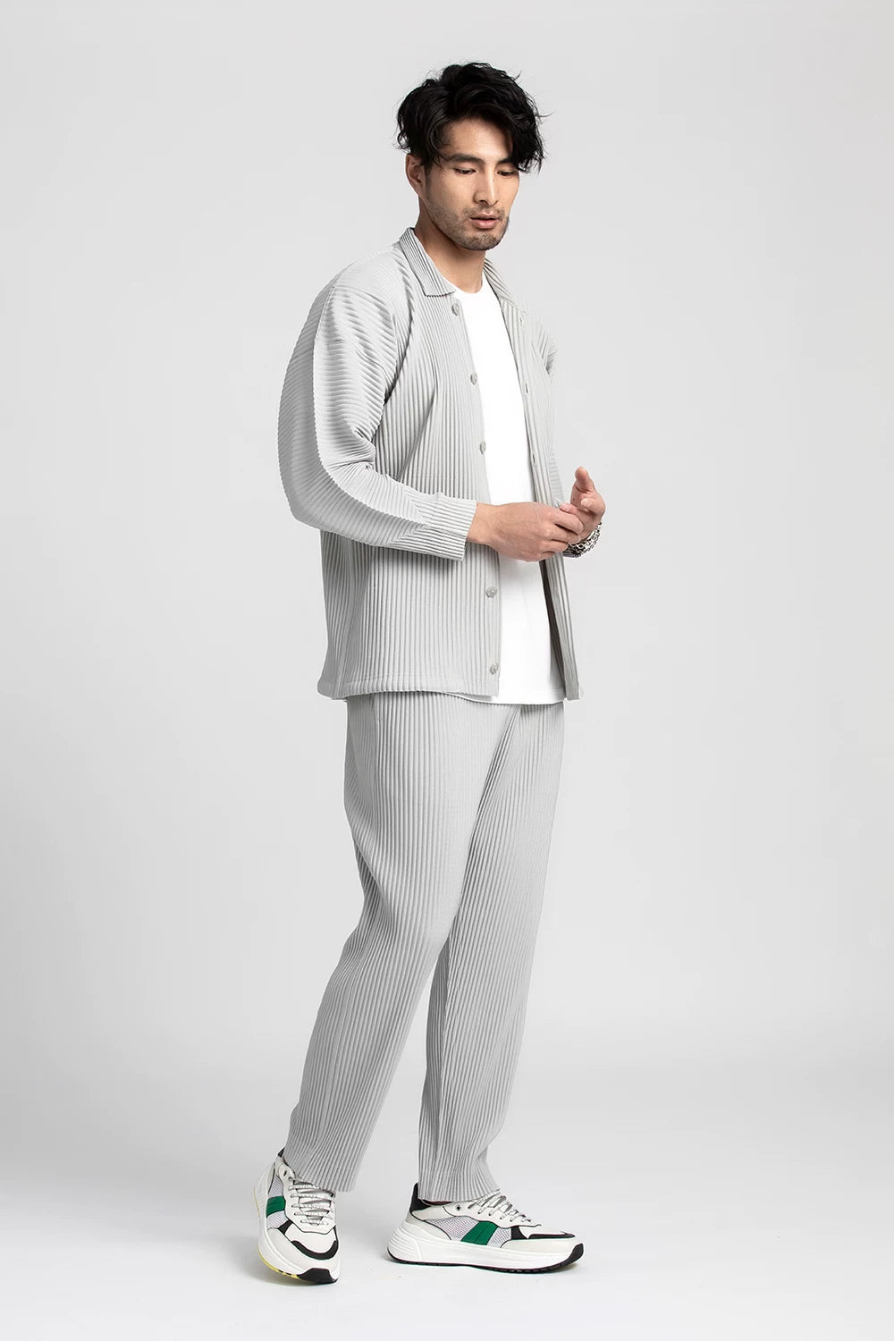 Loam Pleated Stripe Shirt