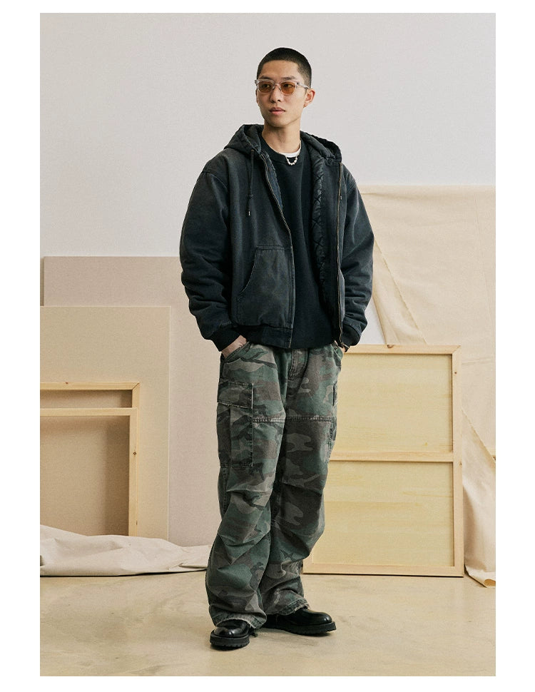 Woodland Camo Hunting Cargo Pants