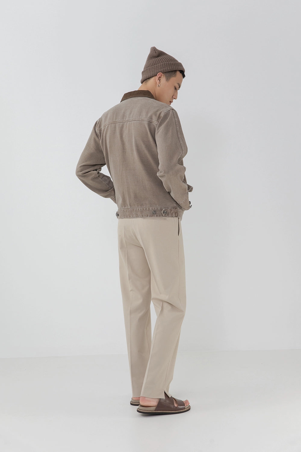 Split Hem Straight Pants