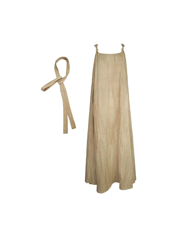 Tencel Linen Flowy Maxi Dress