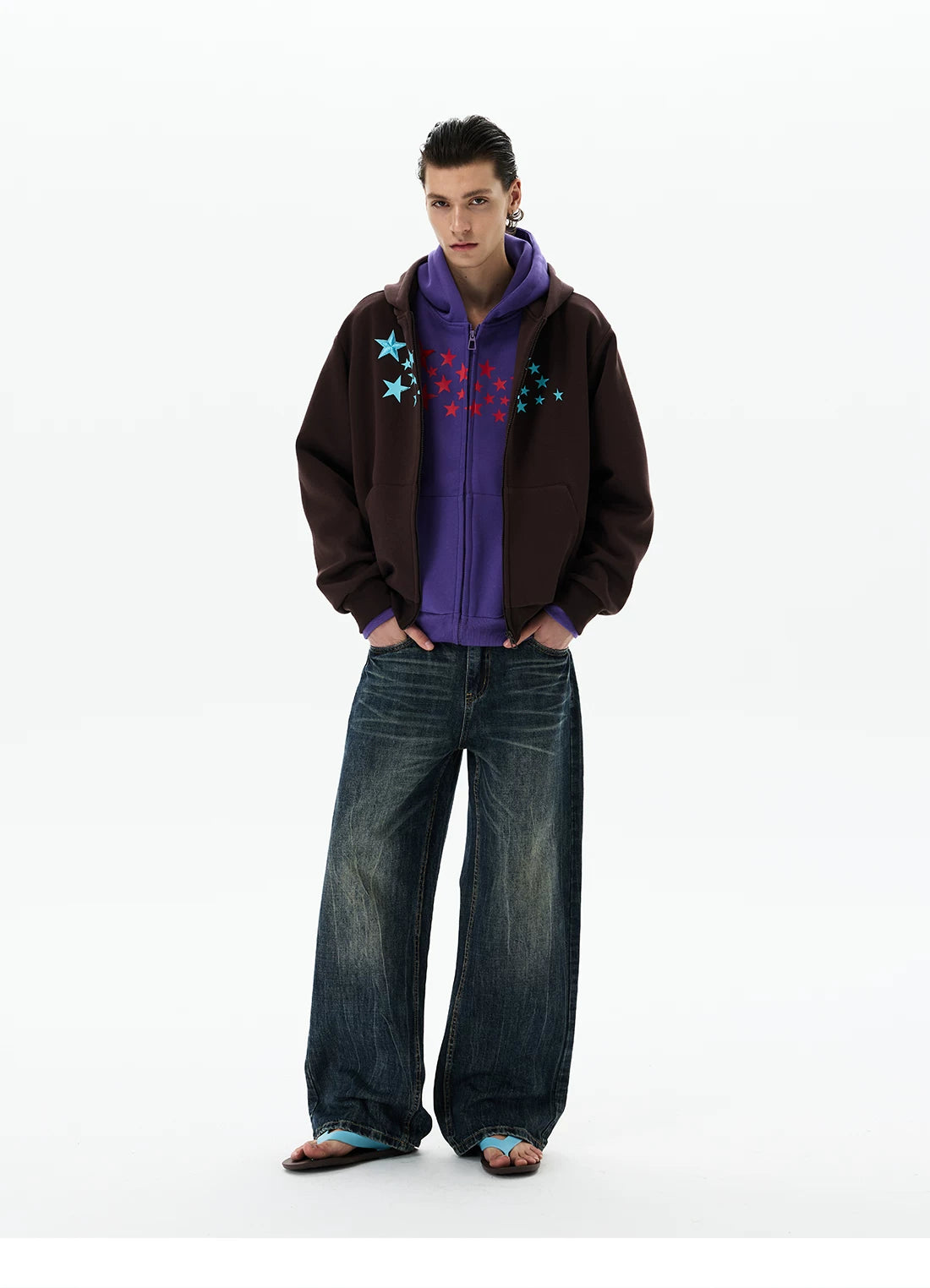 Stellar Drift Zip Hoodie