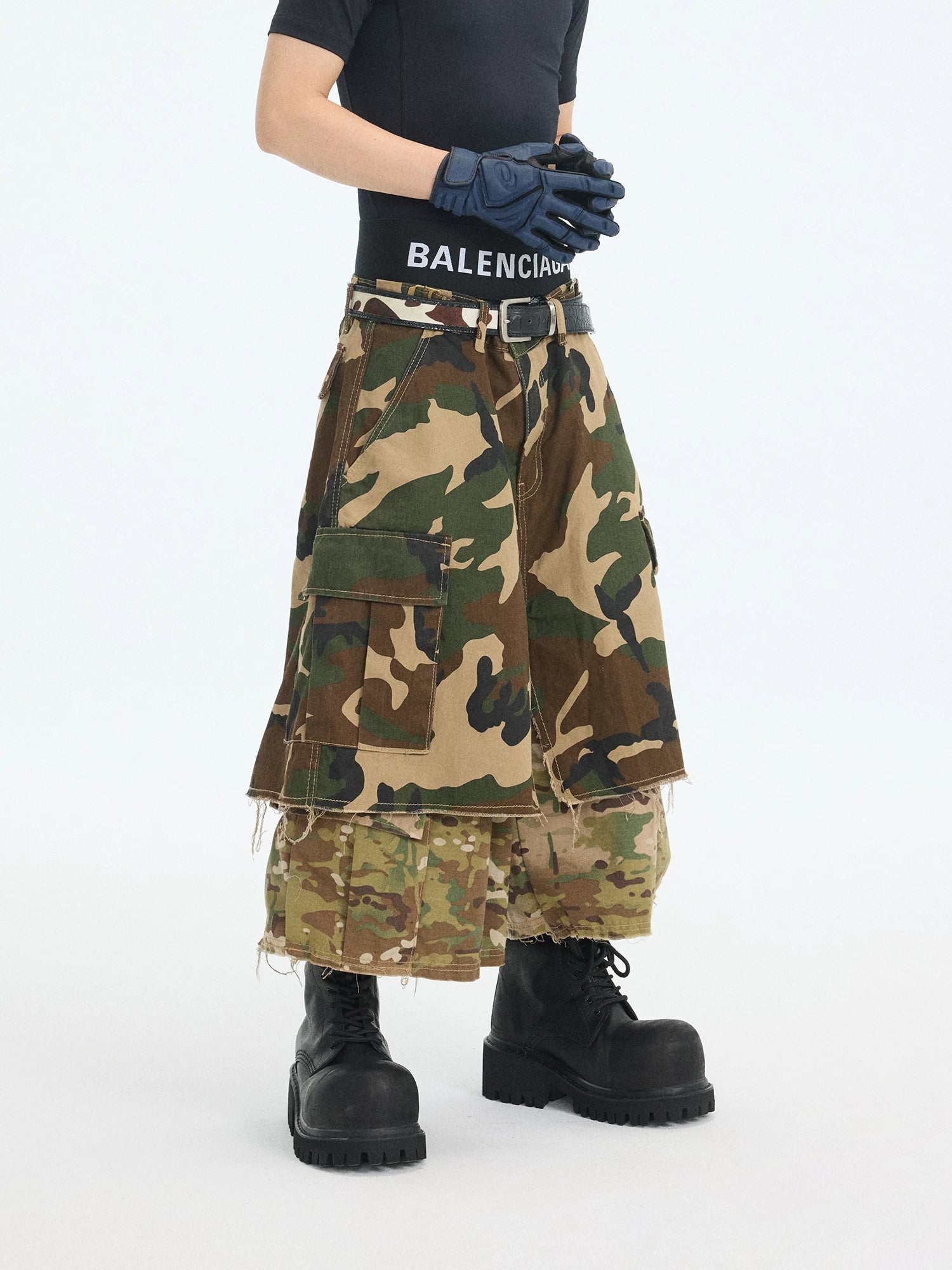 Warzone Tier Double-Camo Combat Short Pants