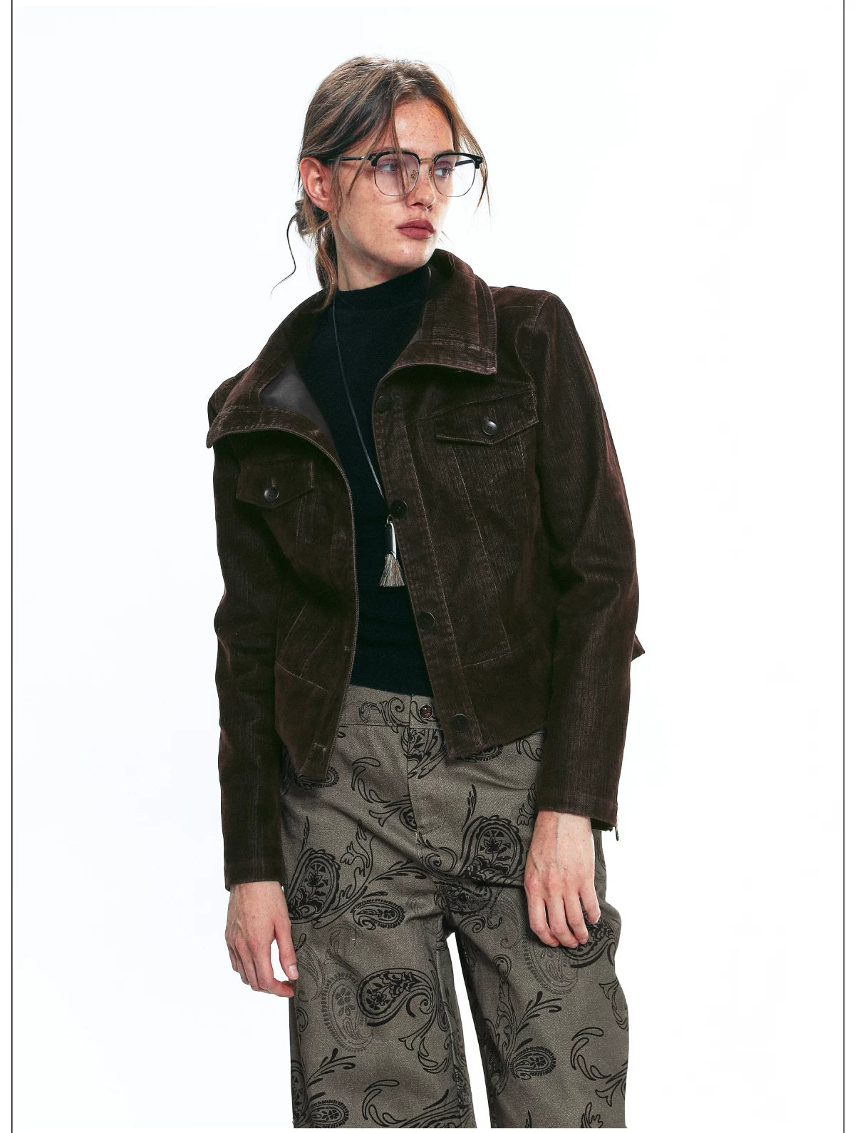Corduroy Utility Trucker Jacket