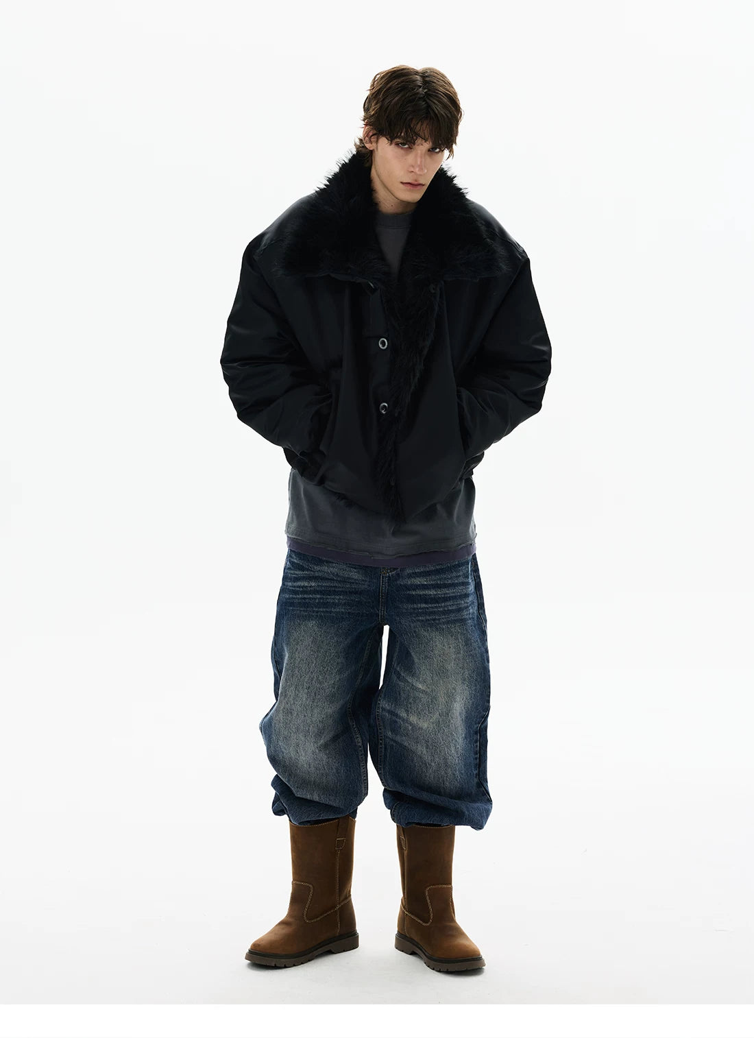 Drift Wash Wide Jeans