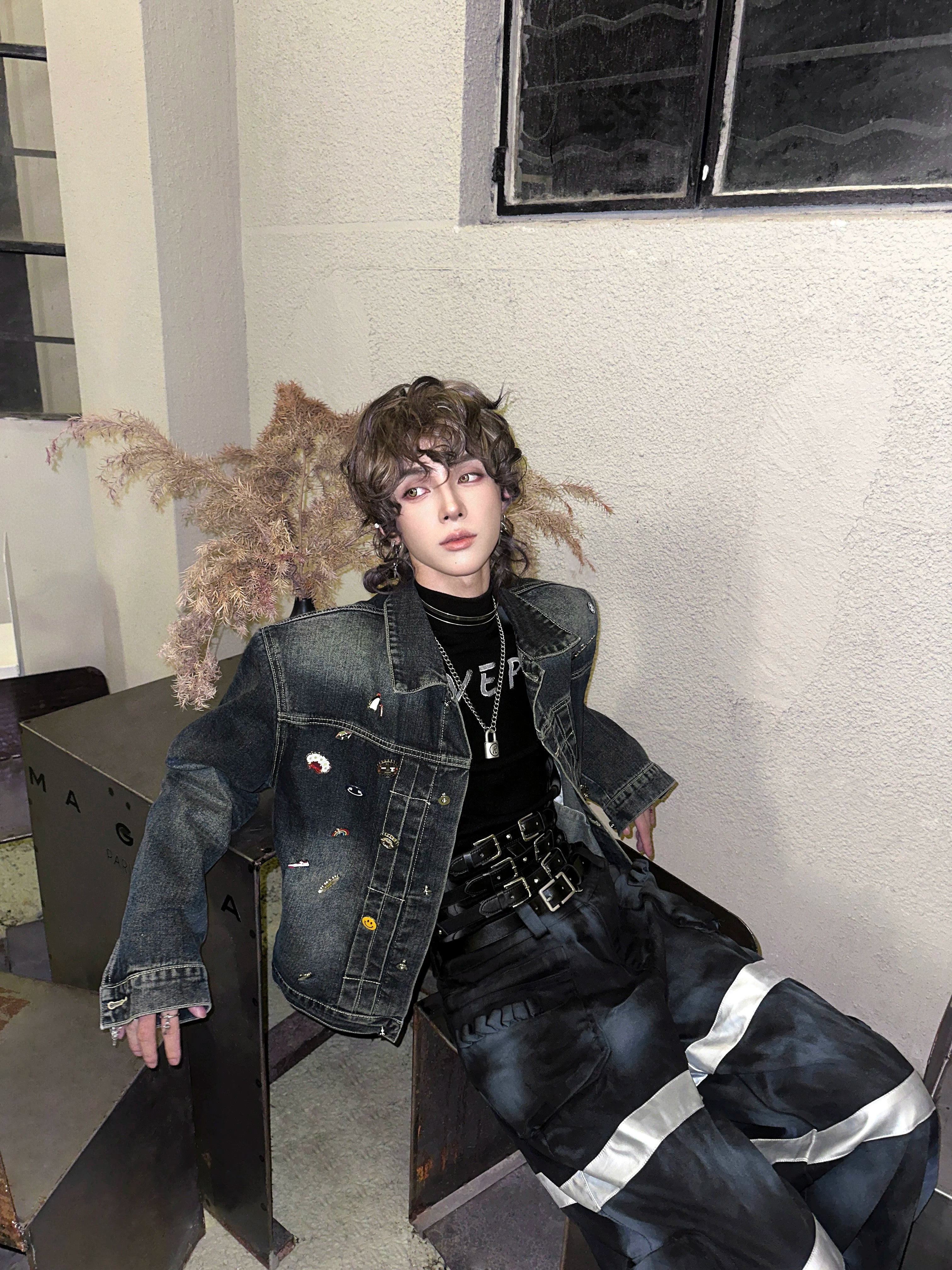 Charmstorm Pinned Relic Denim Jacket