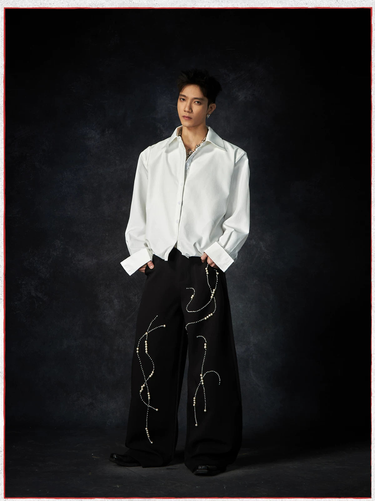 Current Draped Poplin Shirt