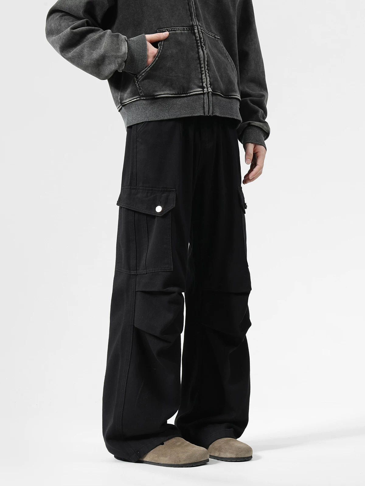 Frost Wash Slouch Cargo Pants