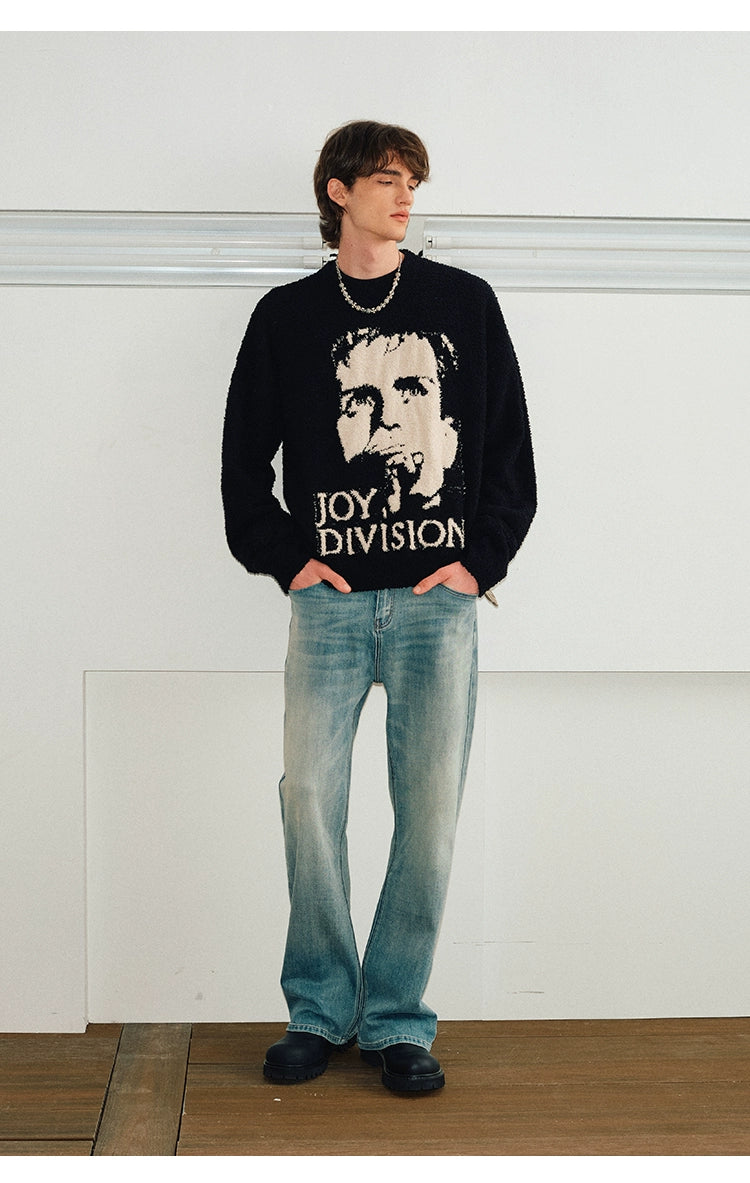 Joy Division Graphic Knit Sweater
