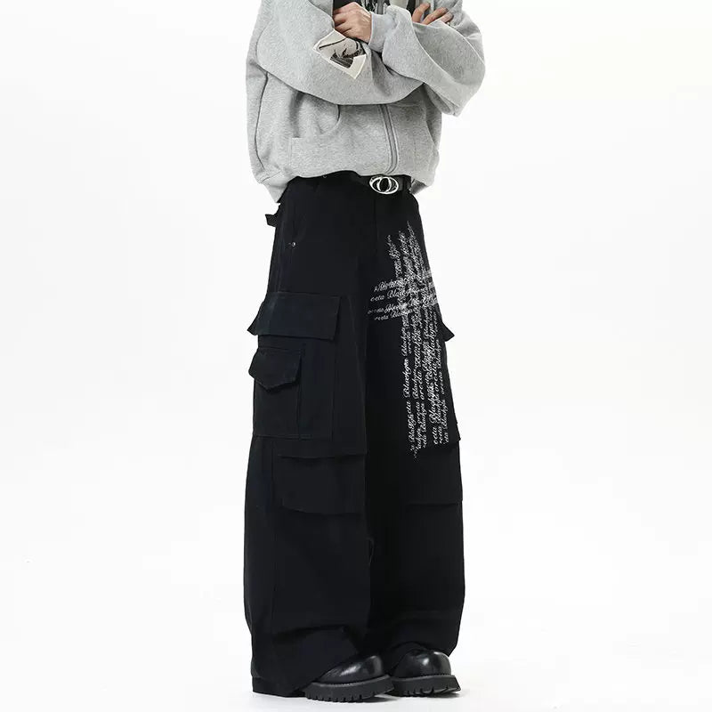 Inkstream Script Cargo Pants