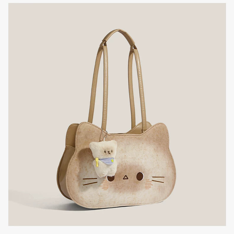 Toasty Biscuit Kitty Tote