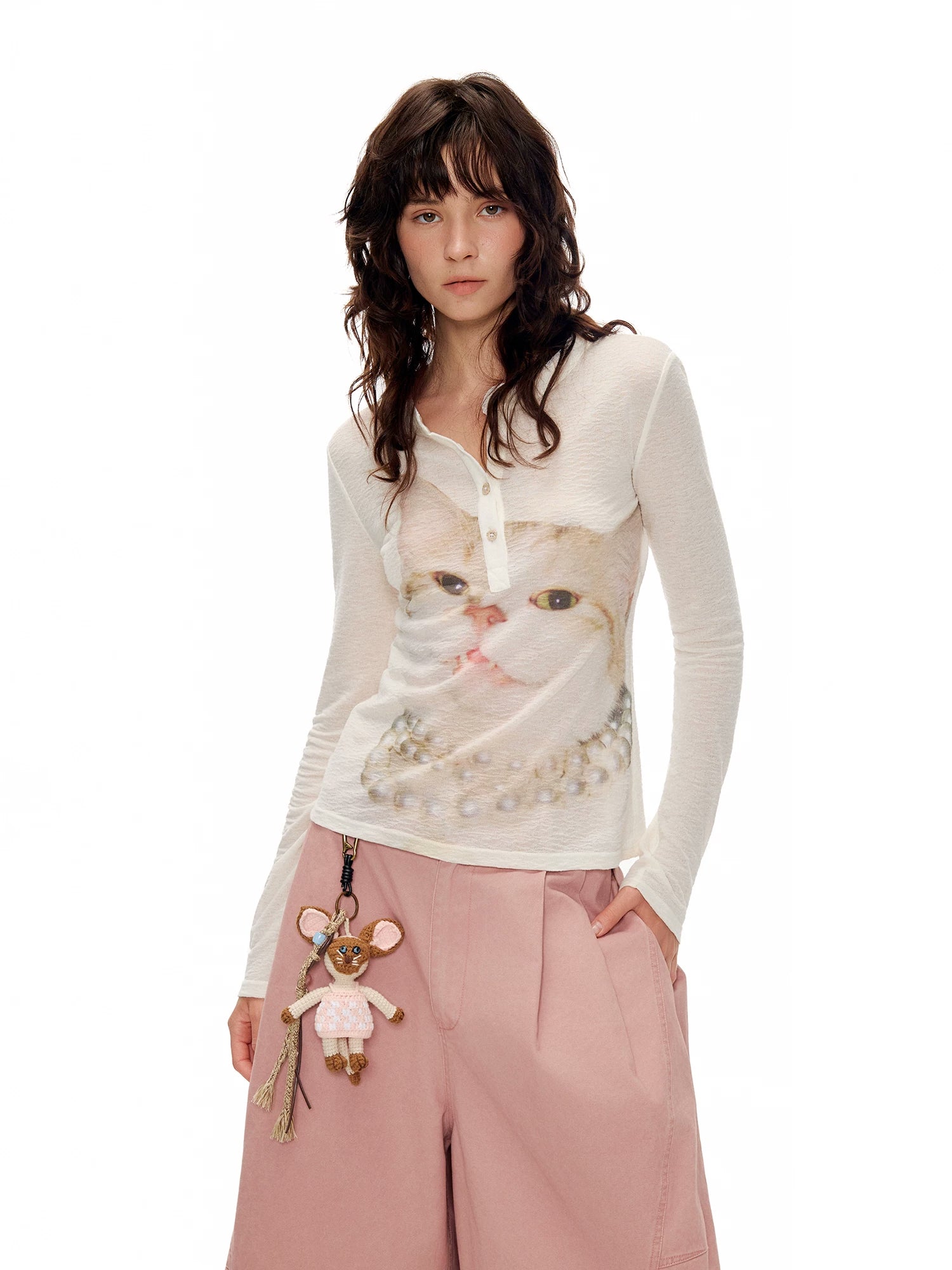 Pearl Duchess Kitty Henley Top