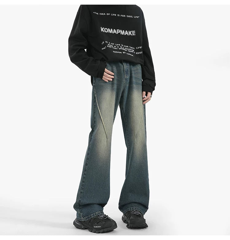 Sunfade Arc Flare Denim Pants