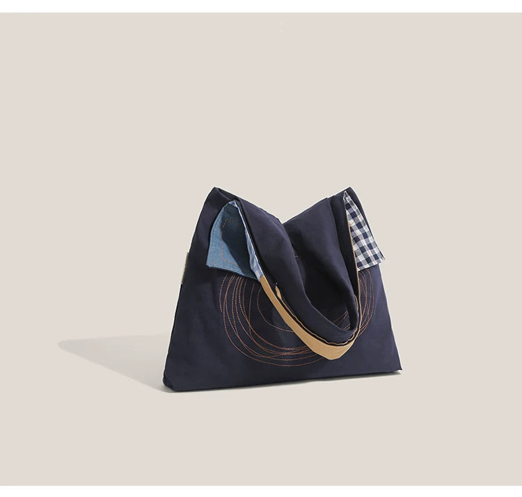 Patchwork Picnic Loop Tote