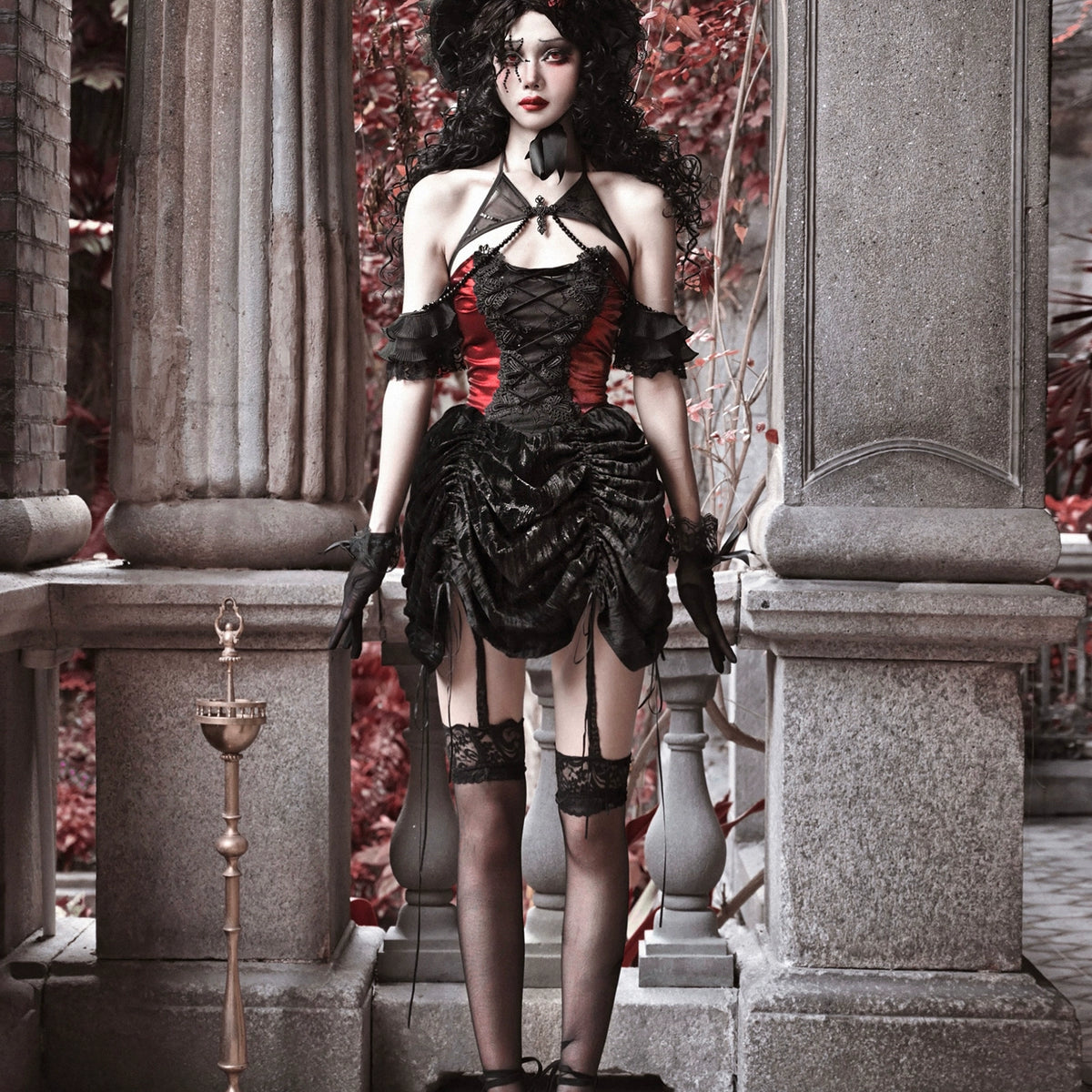 Gothic Victorian Corset Dress