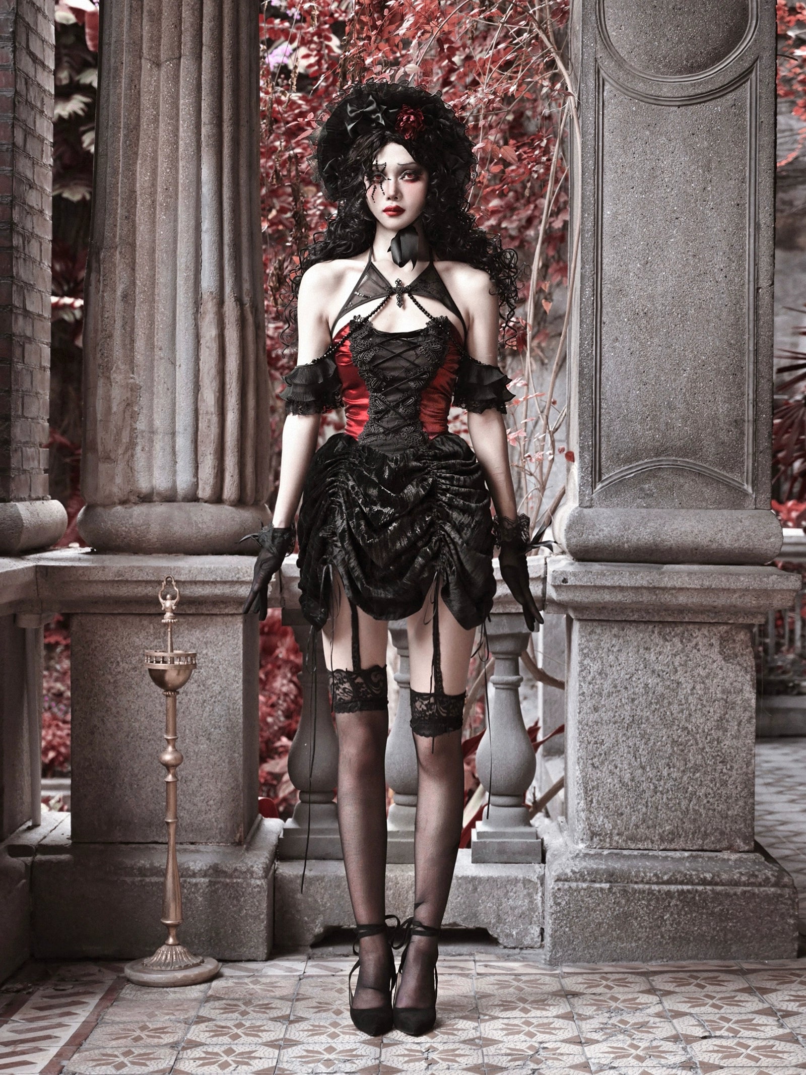 Gothic Victorian Corset Dress