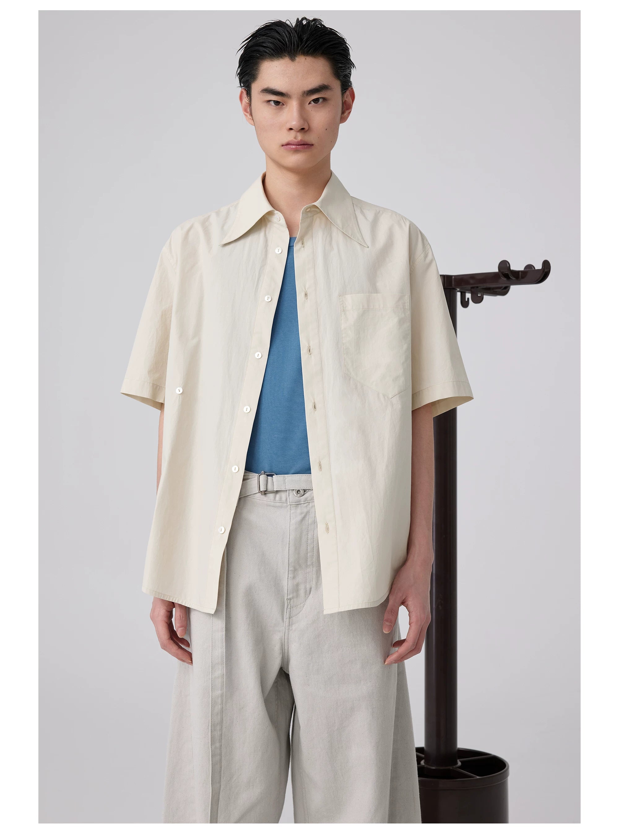 Skydrift Boxy Poplin Shirt