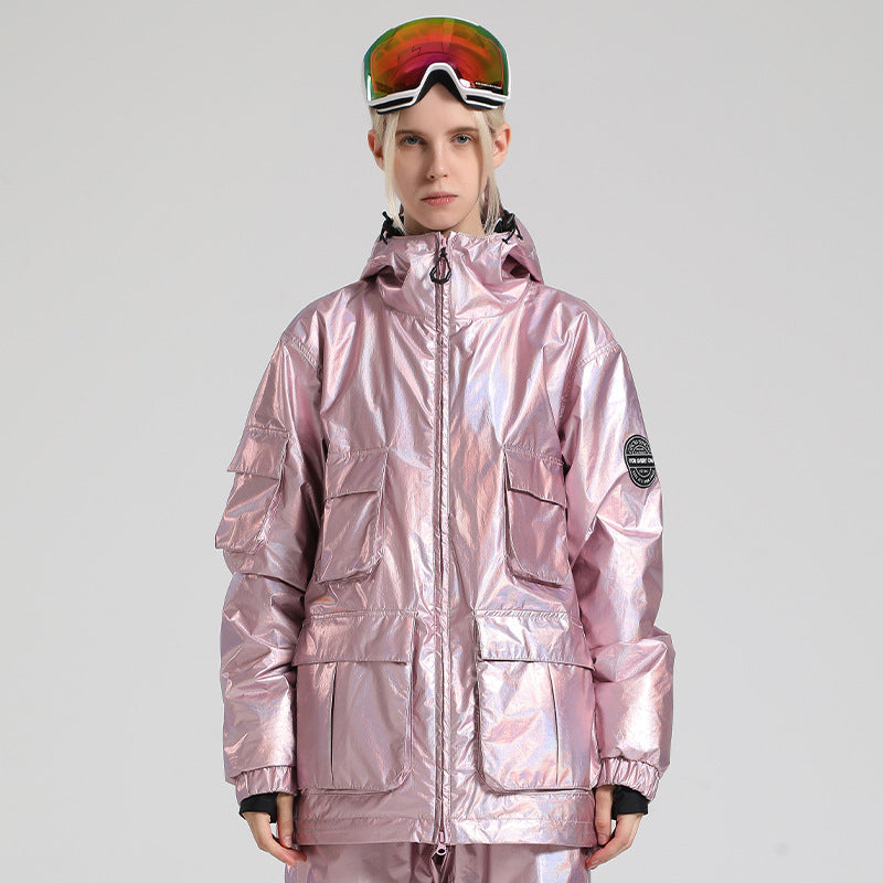 Prismatic Aurora Storm Shell Jacket