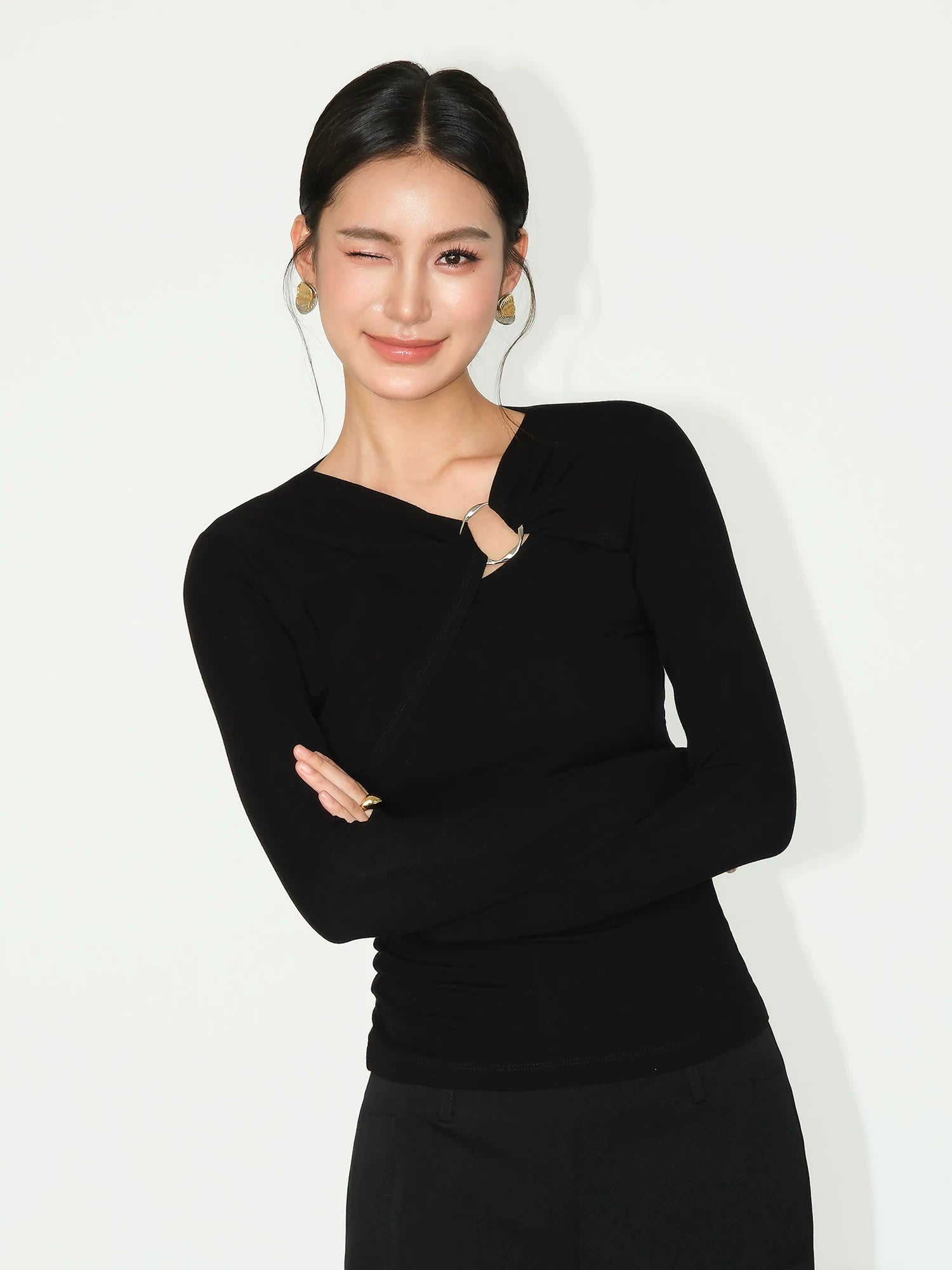 Luna Orbit Ring Top
