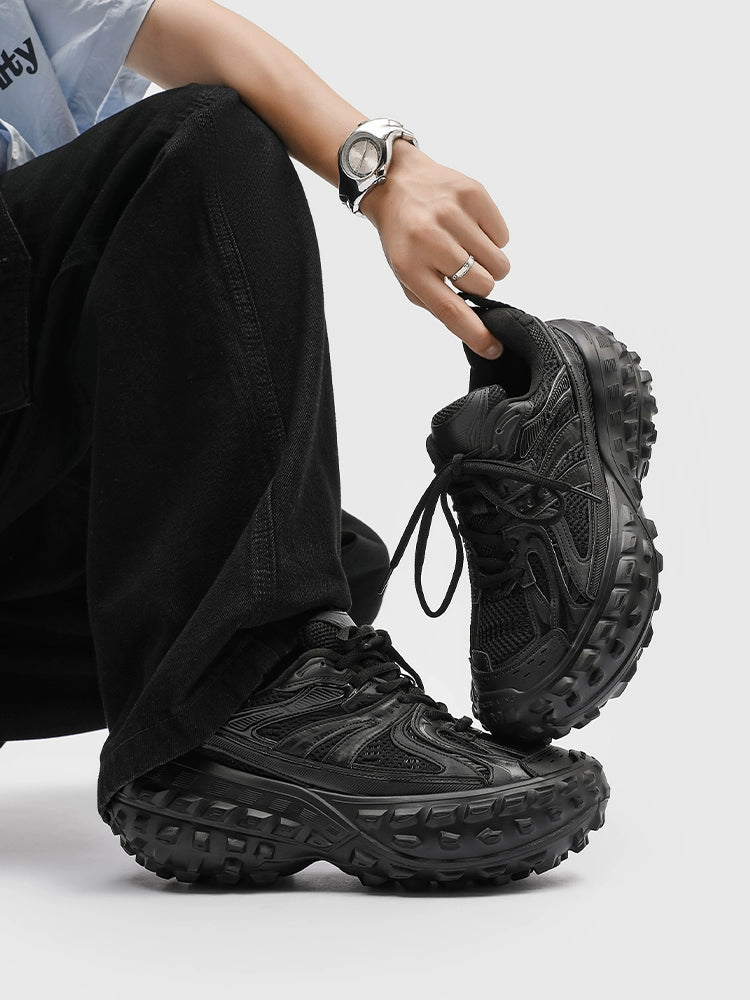 Chunky Sneakers with Rugged Outsoles