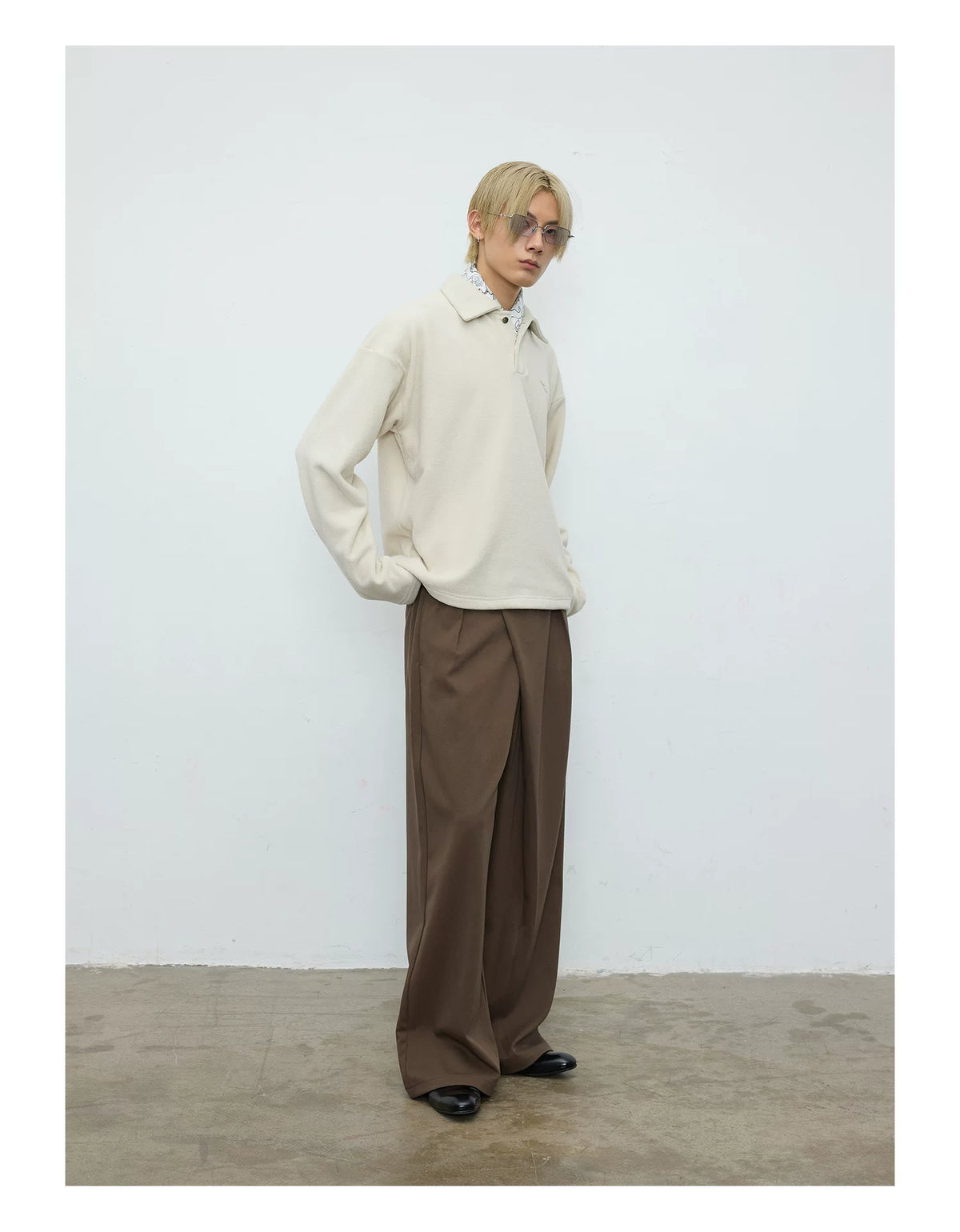 Marlow Long-Sleeve Knit Polo