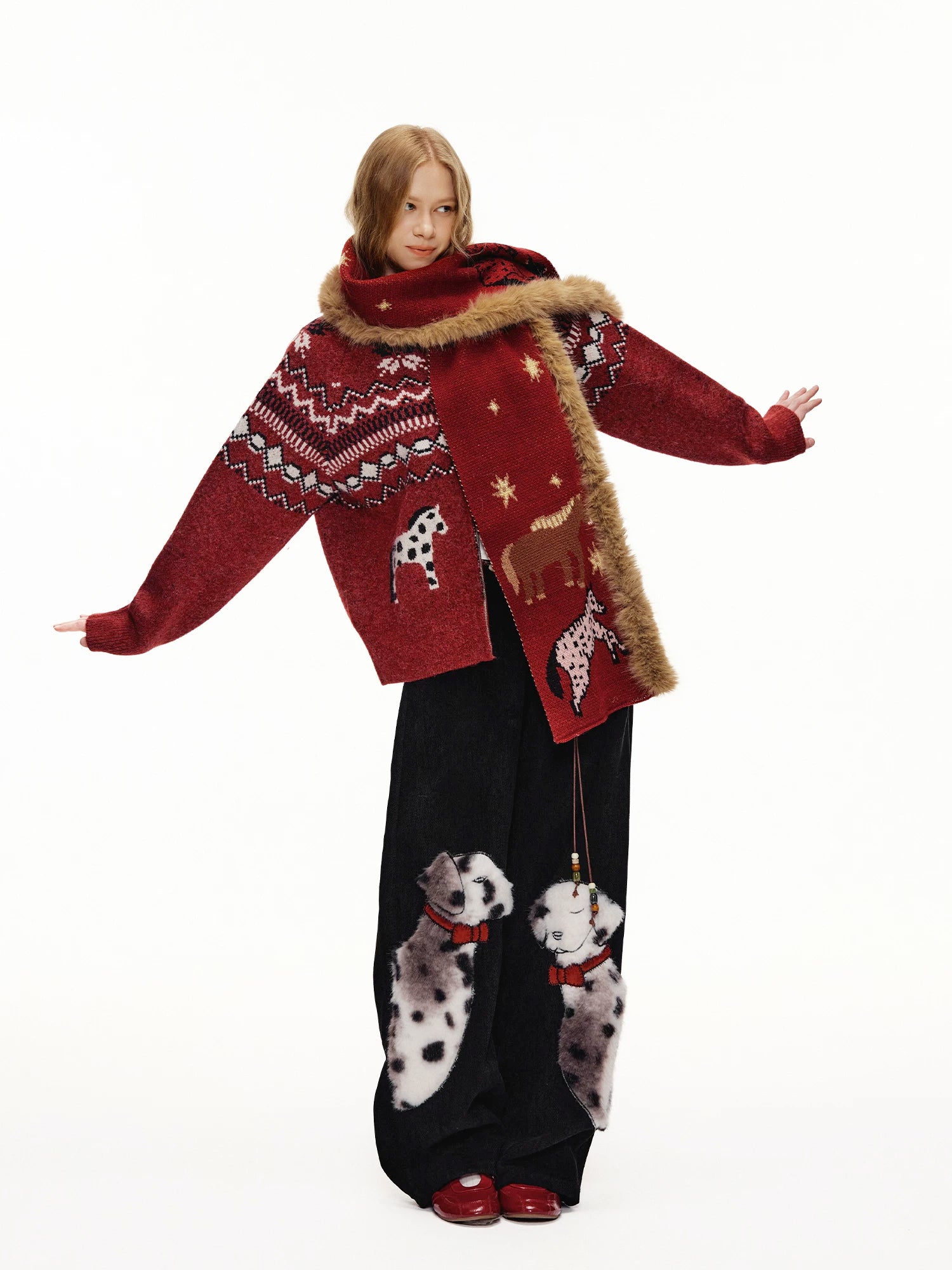 Starlight Pony Meadow Furry Scarf