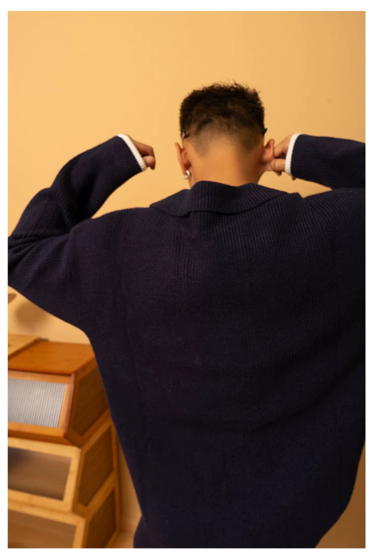 Heather Lounge Knit Quarter-Zip Sweater