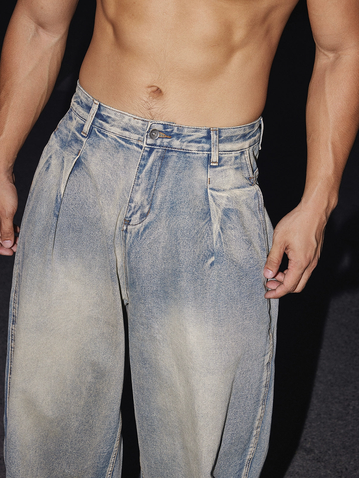 Midnight Boulevard Wide-Leg Jeans