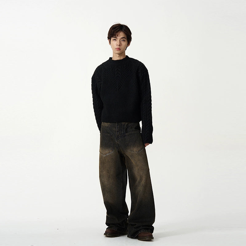 Full Cable Knit Sweater