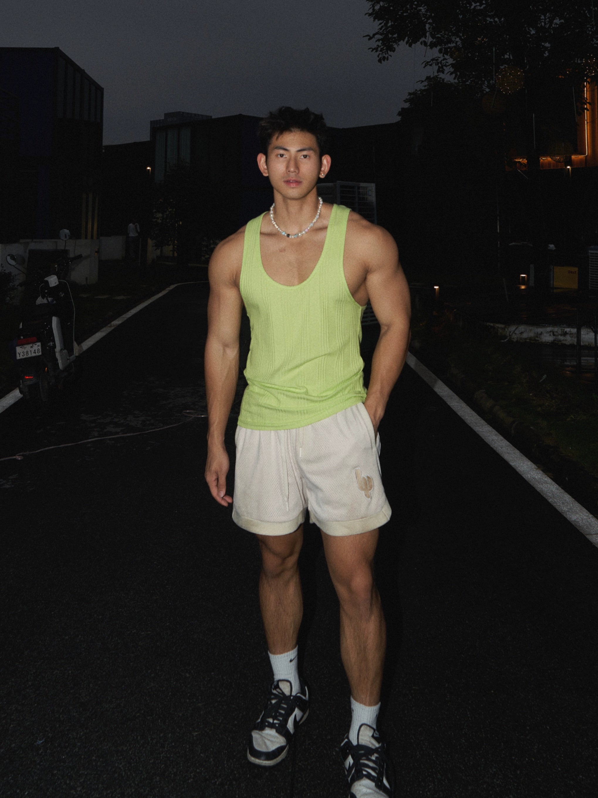 Ribbed Tank Athletic Muscle Top