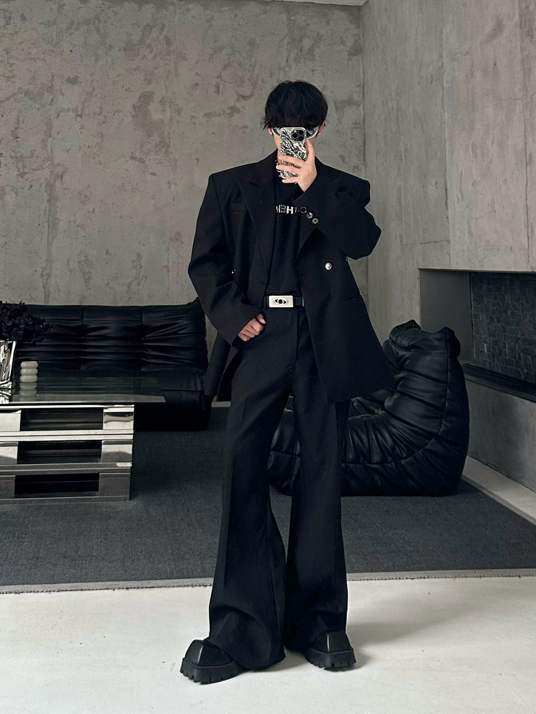 Onyx Axis Wide Leg Trousers