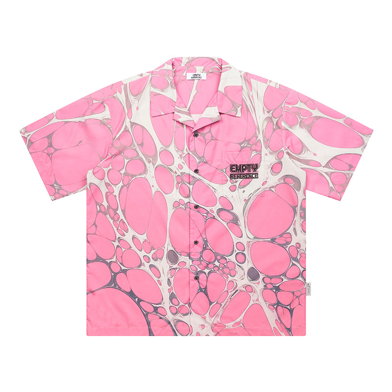 Artistic Cell Full Print Short Sleeve Shirt - chiclara