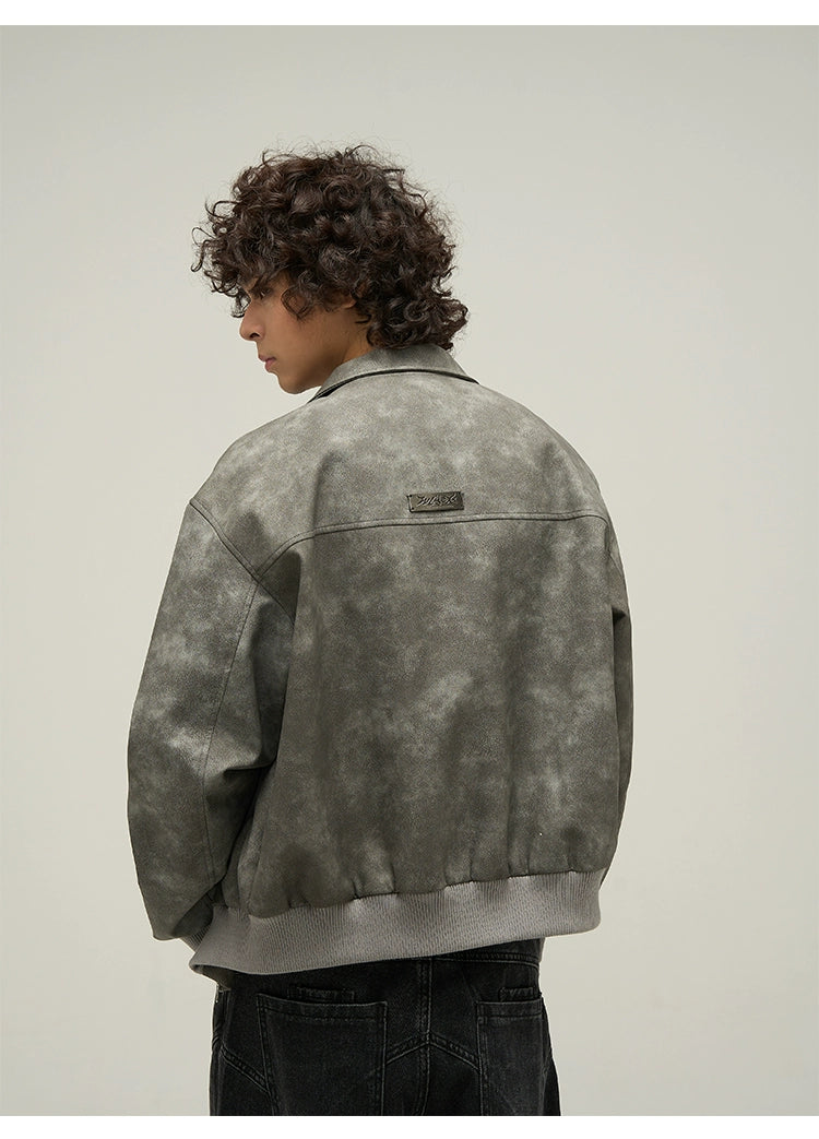 Vintage Faux Leather Jacket