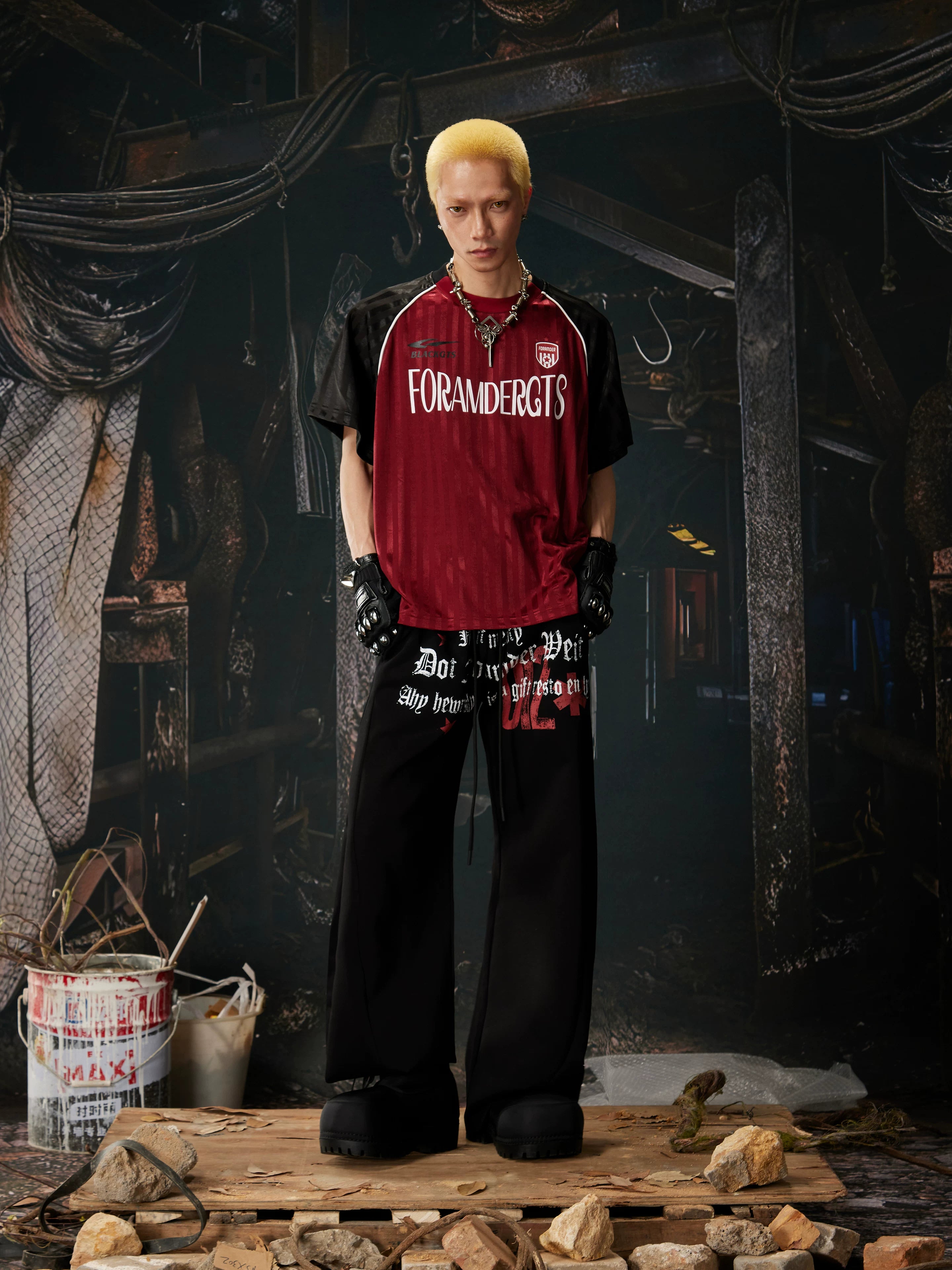 Starbound Script Varsity Stripe Sweatpants