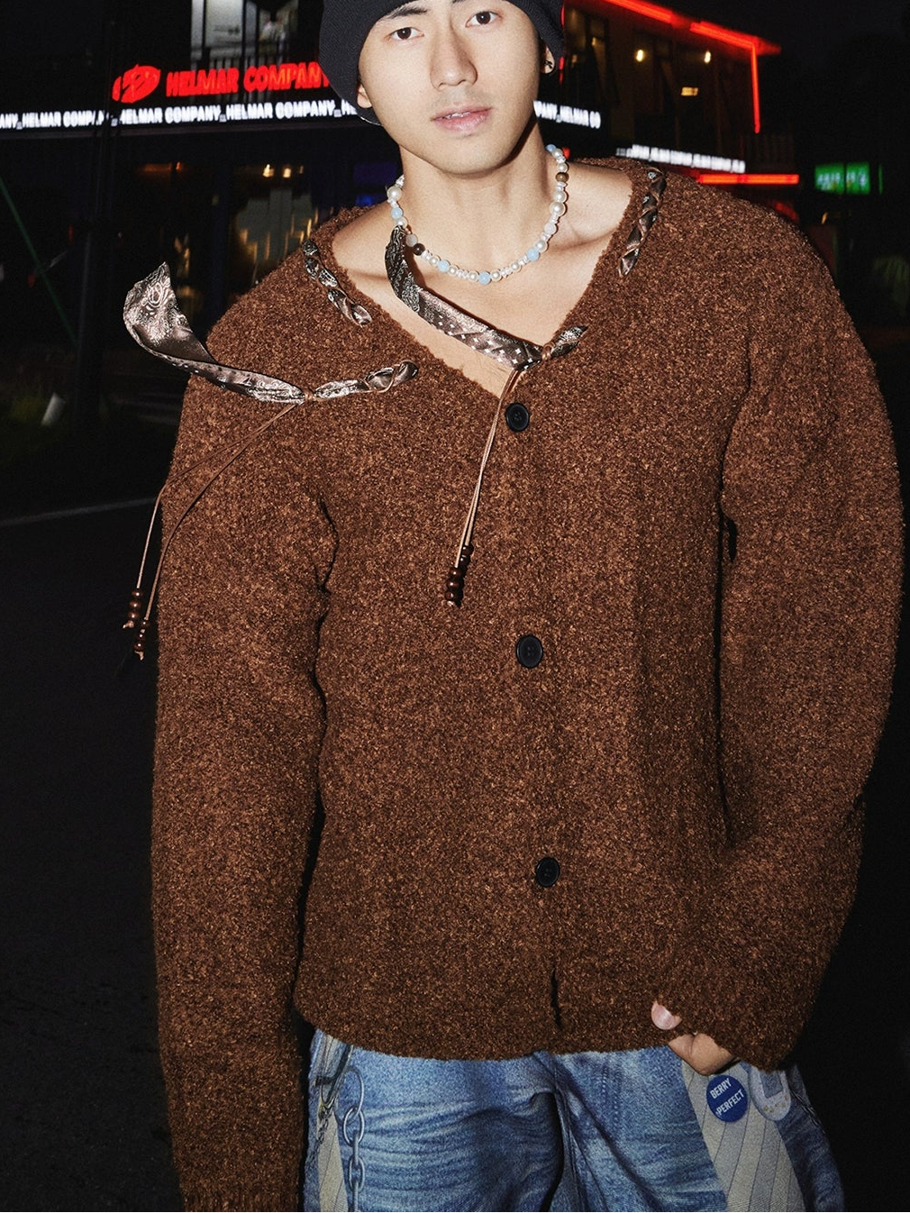 Chestnut Loft Textured Knit Cardigan