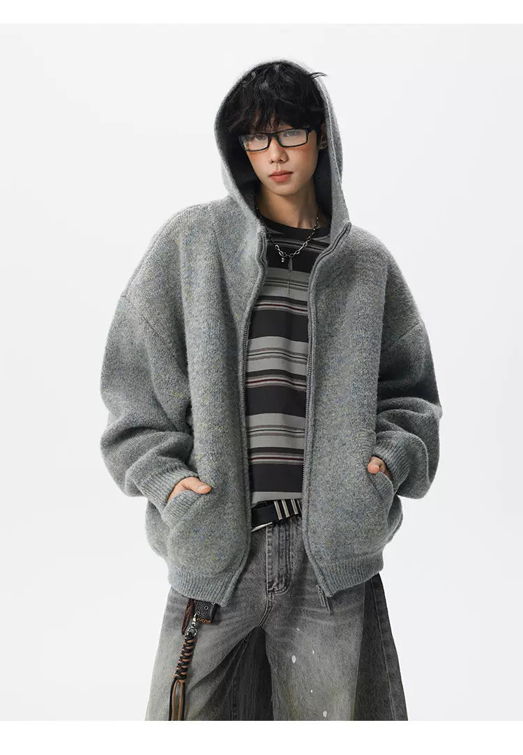 Horizon Fleece Knit Zip Hoodie