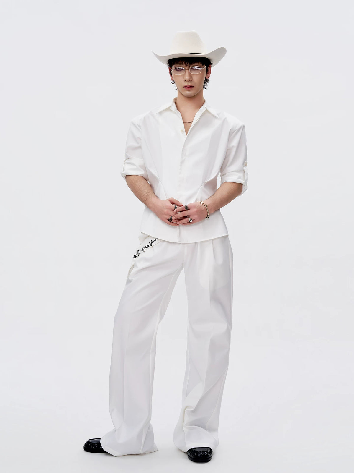 Sculpted Seam Fitted Shirt