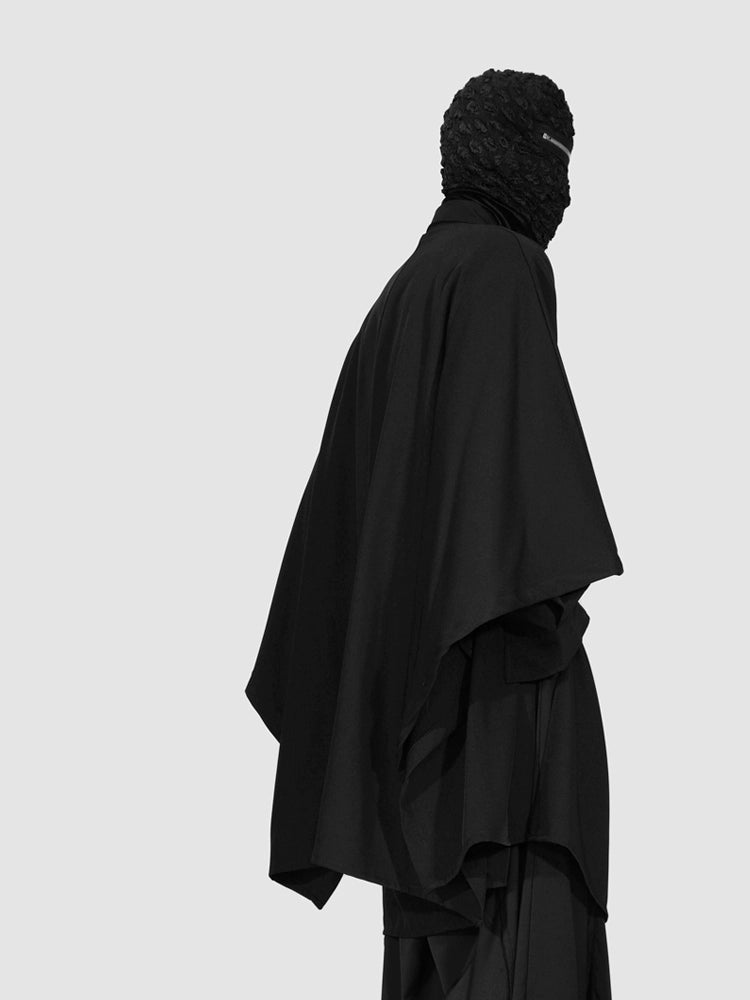 Avant-Garde Oversized Black Shirt