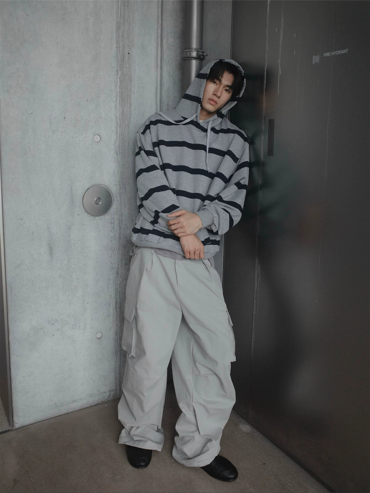 Haven Pleated Wide-Leg Cargo Pants