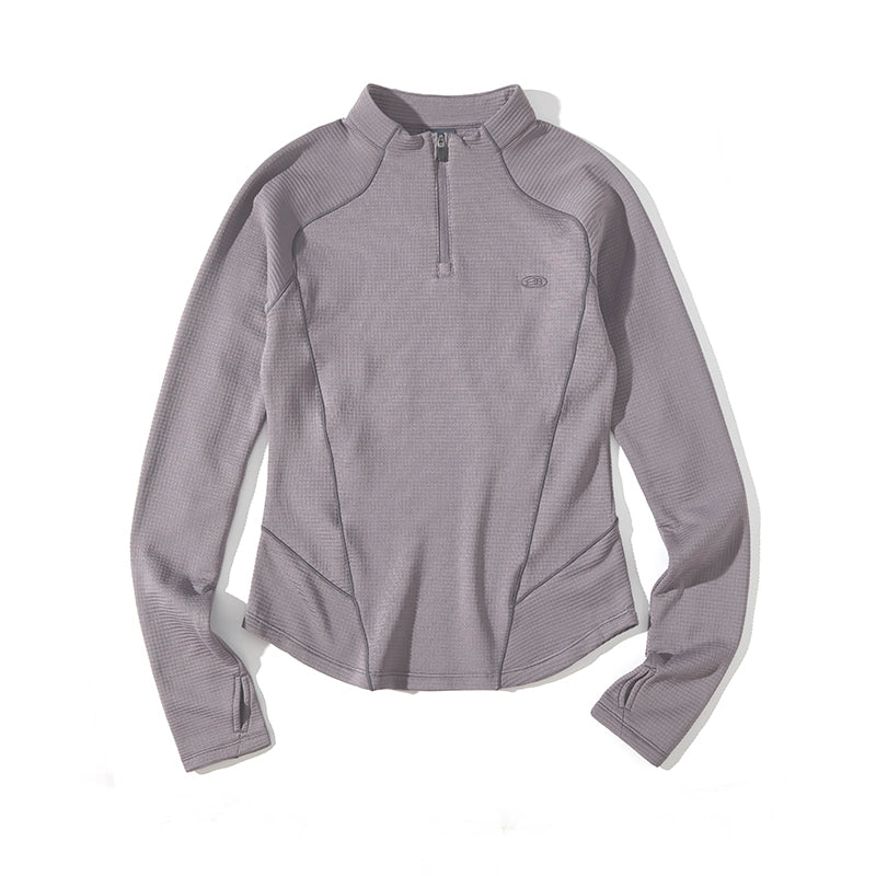 Wool Thermal Stand-Collar T-shirt