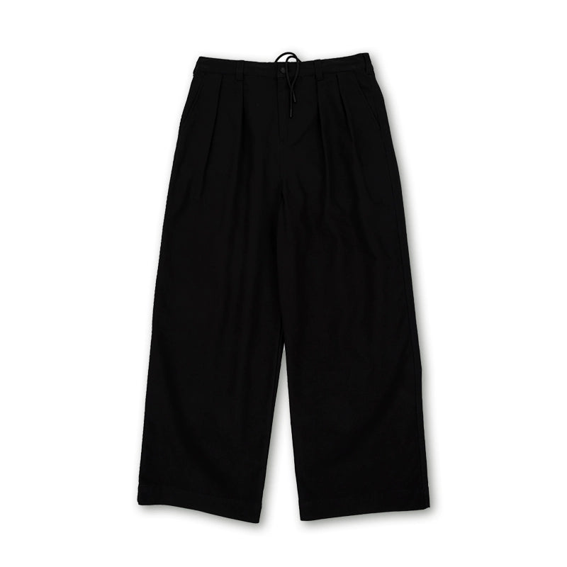 Pleated Chino Pants  with Relaxed Fit