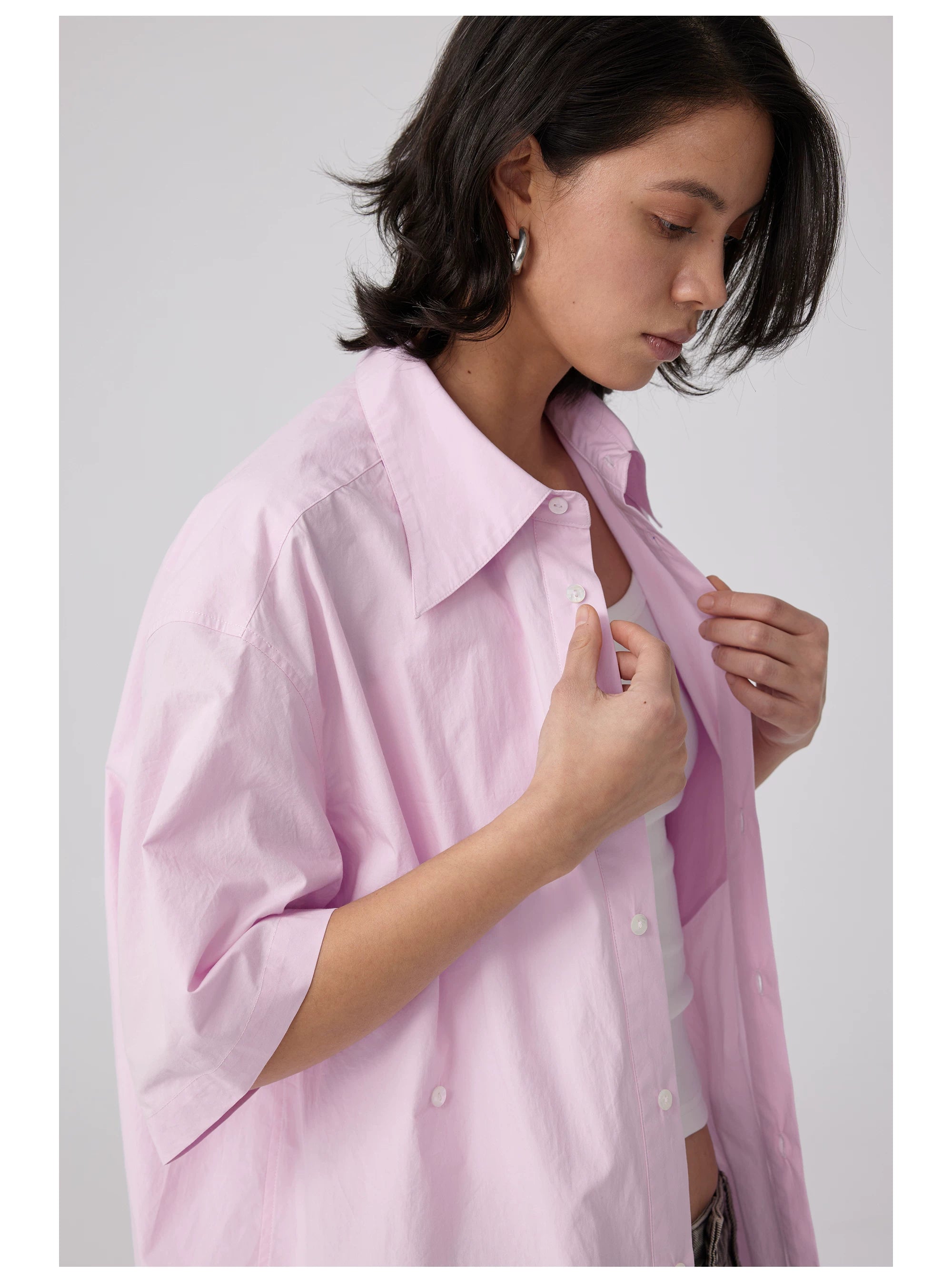 Skydrift Boxy Poplin Shirt