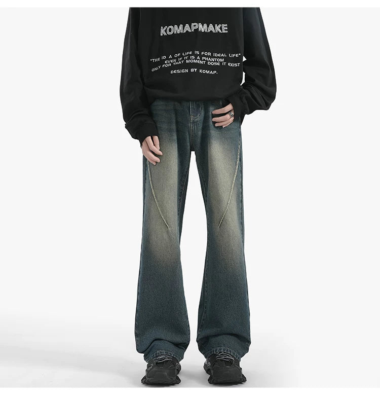 Sunfade Arc Flare Denim Pants