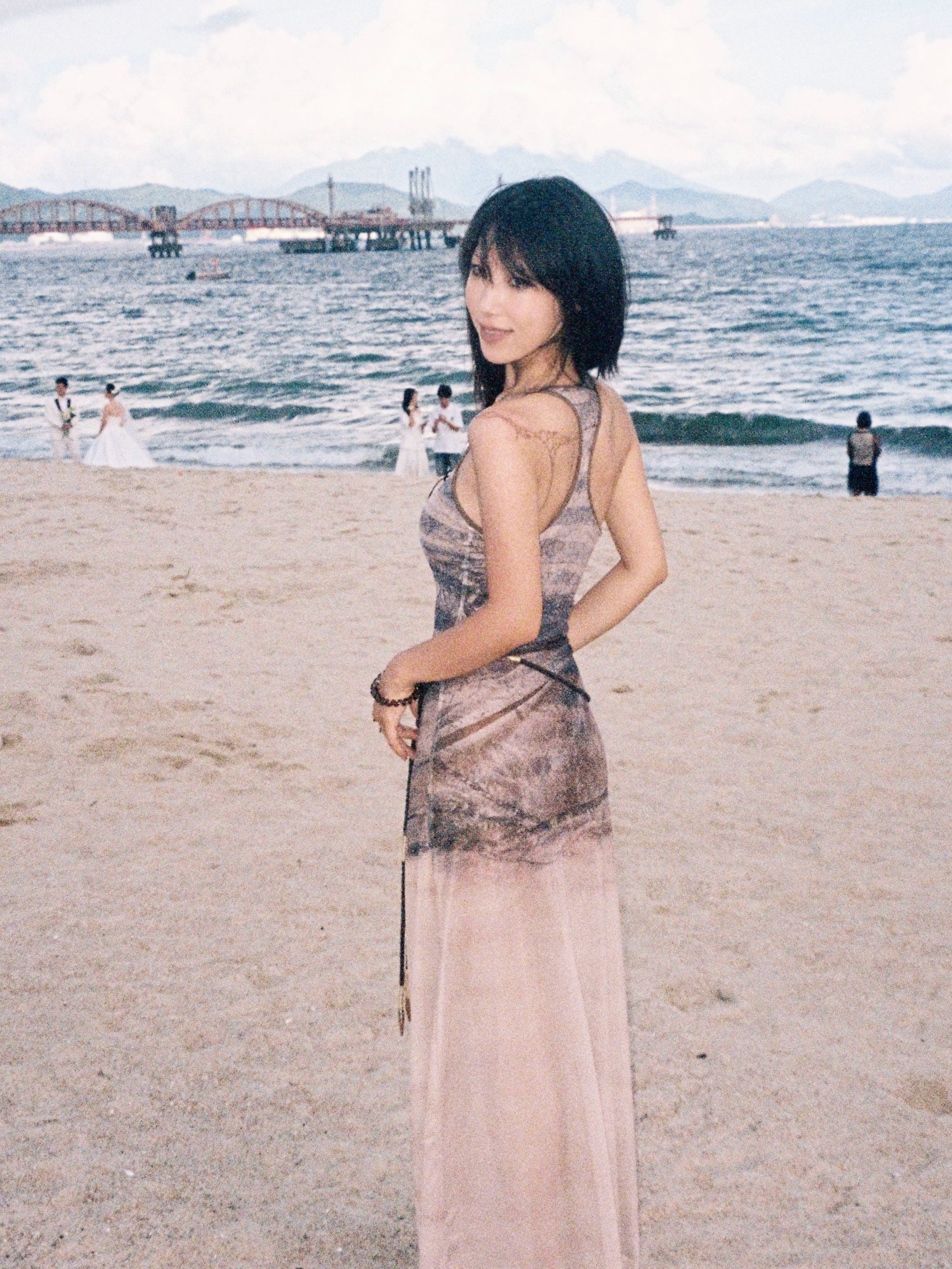 Desert Veil Sheer Maxi Dress