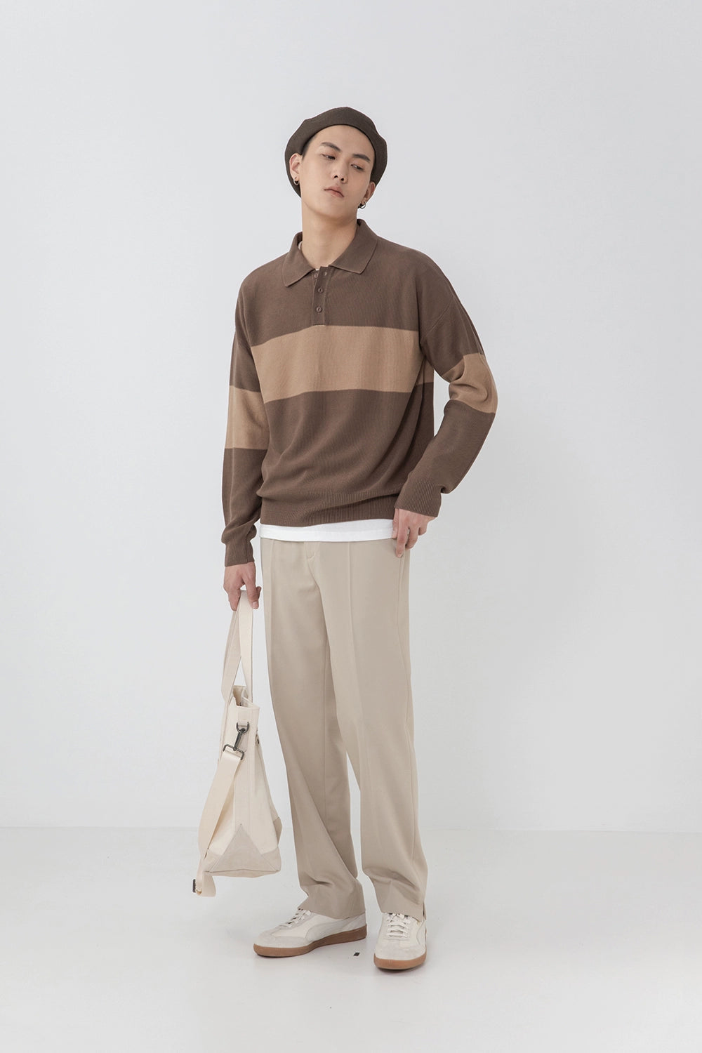 Split Hem Straight Pants