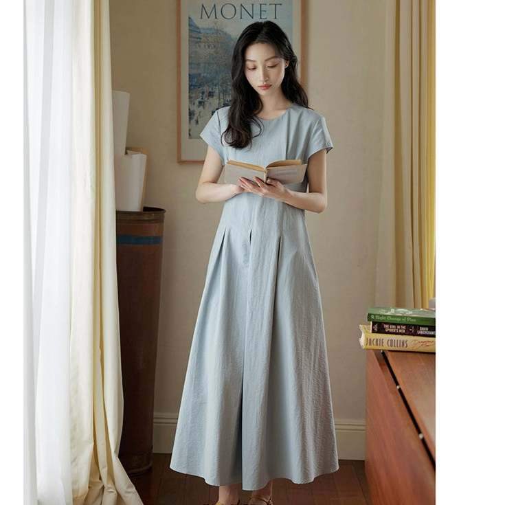 Short-Sleeve Maxi Dress