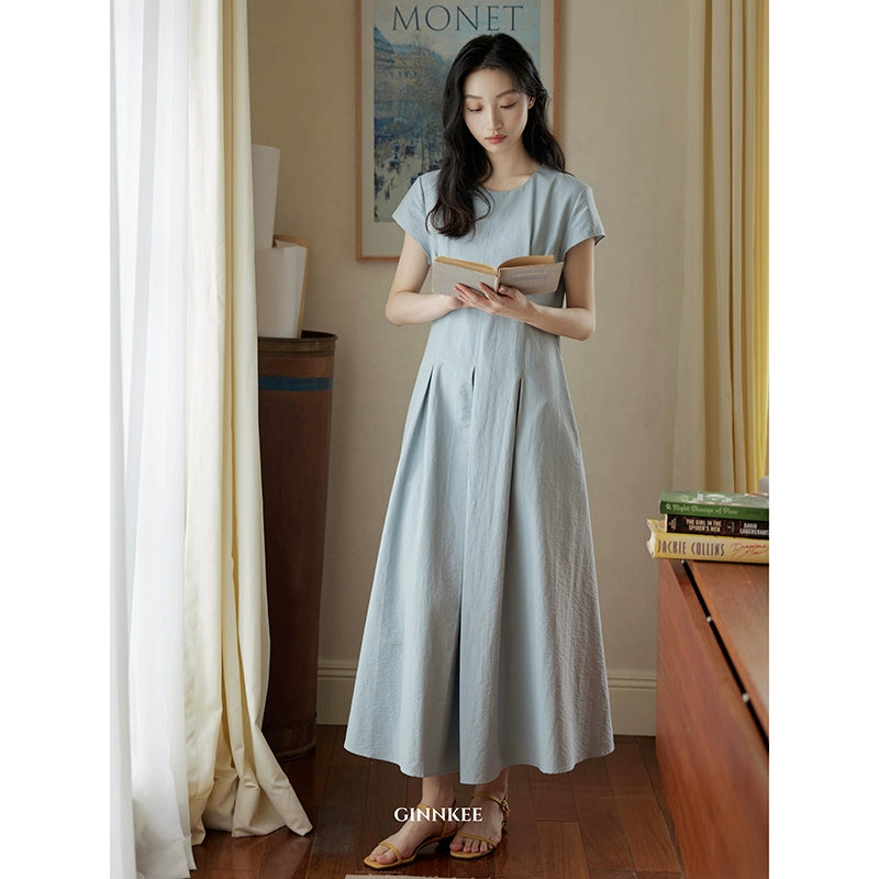 Short-Sleeve Maxi Dress