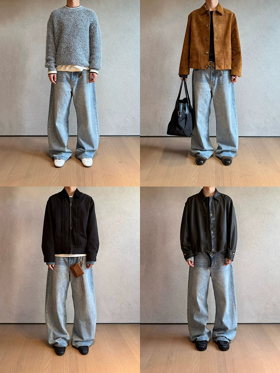 Sunwashed Ease Wide Denim
